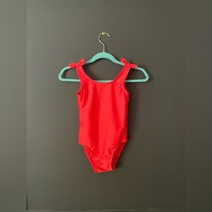 RED SWIM SUIT 2t